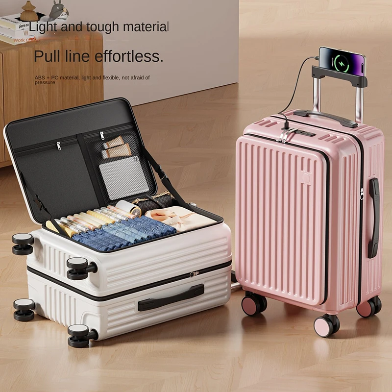 Новый чемодан на колесиках с боковым открытием, 20-26 дюймов, большой вместимости, расширяемый, многофункциональный, с откидной передней крышкой
Новый чемодан на колесиках с боковым открытием, 20-26 дюймов, большой вместимости, расширяемый, многофункциональный, с откидной передней крышкой