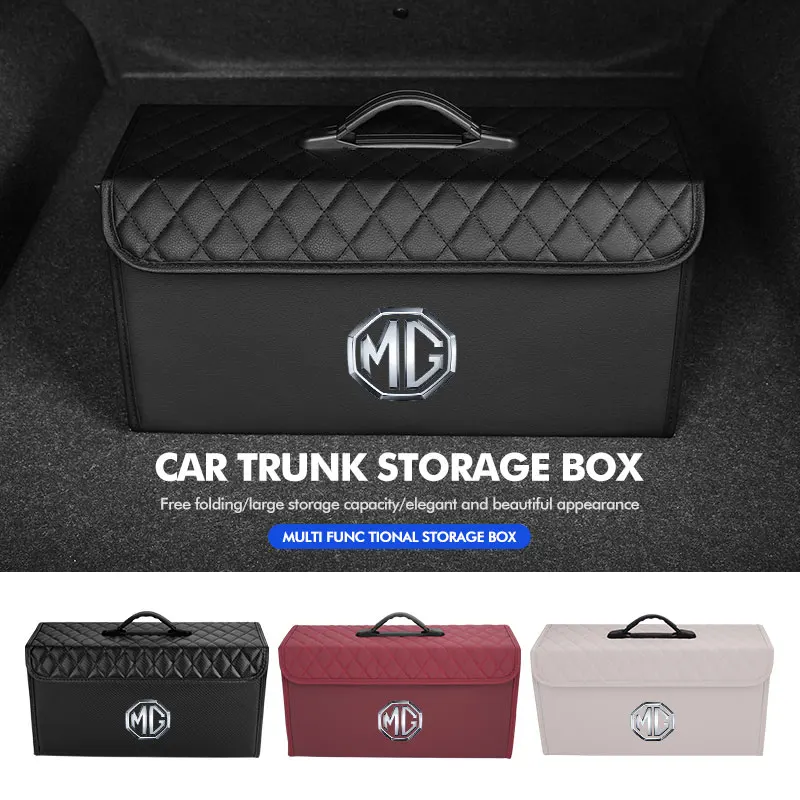 Car Trunk Storage Box Leather Folding Portable Organizer Bag For MG 3 5 6 7 HS ZS GS Hector TF GT ZR RX5 RX8
Car Trunk Storage Box Leather Folding Portable Organizer Bag For MG 3 5 6 7 HS ZS GS Hector TF GT ZR RX5 RX8