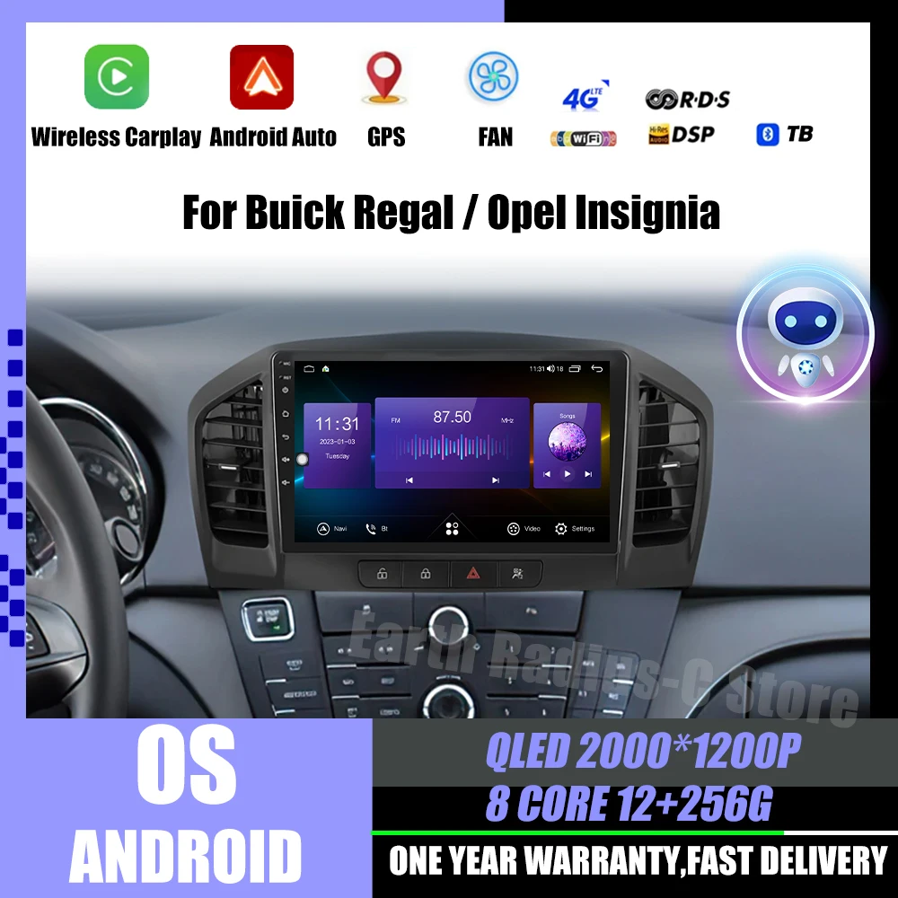 Android os Car Radio Multimidia Video Player For Buick Regal 2009 - 2013 For Opel Insignia 2008 - 2012 GPS Carplay Auto Stereo
Android os Car Radio Multimidia Video Player For Buick Regal 2009 - 2013 For Opel Insignia 2008 - 2012 GPS Carplay Auto Stereo