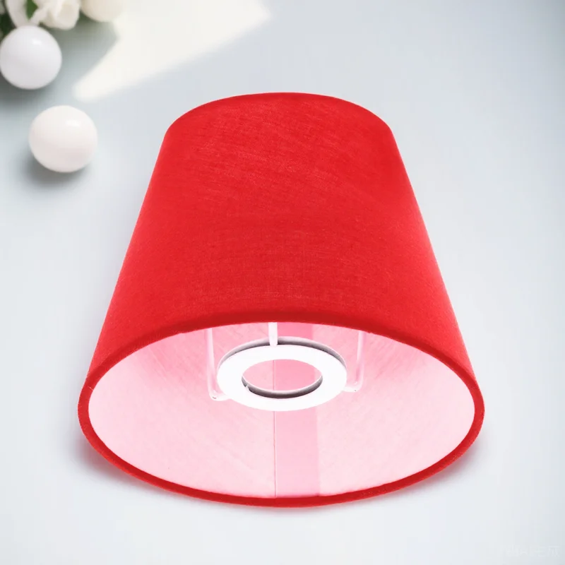 Fabric Lamp Cover E14 3cm Red 14x13x9cm Durable Shade Wall Light Bedroom Living Room Hall Coffee Shop Study Hotel
Fabric Lamp Cover E14 3cm Red 14x13x9cm Durable Shade Wall Light Bedroom Living Room Hall Coffee Shop Study Hotel
