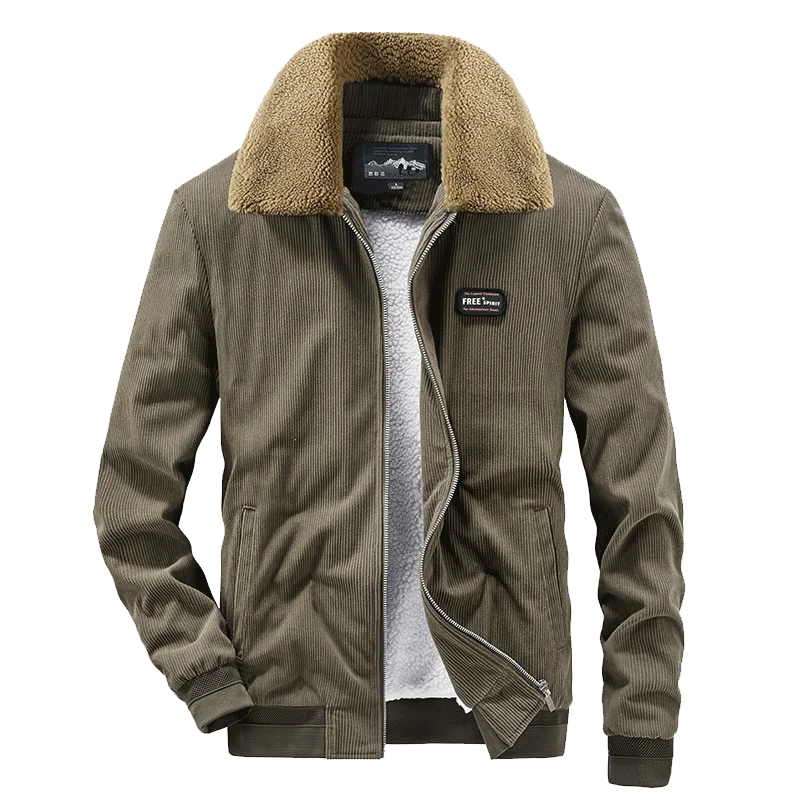 Men's Lambskin Jacket Winter Plus Velvet Jacket Corduroy Tooling Solid Color Cotton Jacket Outdoor High Quality Warm Parka Coat
Men's Lambskin Jacket Winter Plus Velvet Jacket Corduroy Tooling Solid Color Cotton Jacket Outdoor High Quality Warm Parka Coat
