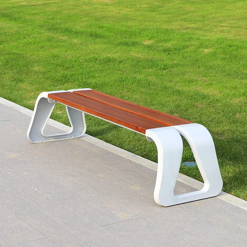 Pineapple Wood Outdoor Stainless Steel Benches Long Modern Outdoor Park Bench Seat with No Backrest 
Pineapple Wood Outdoor Stainless Steel Benches Long Modern Outdoor Park Bench Seat with No Backrest