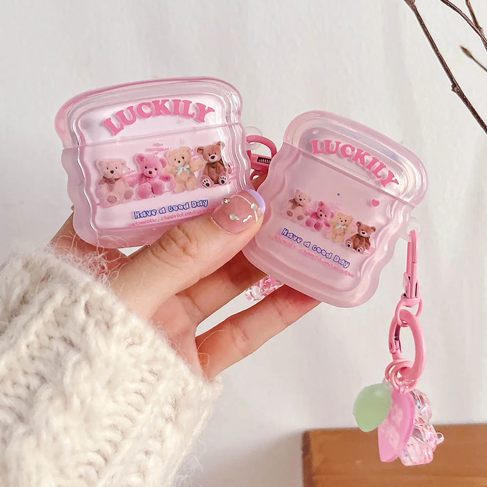 Розовый медведь Lucky чехол для наушников AirPods 3, защитный чехол со звездным брелком для Airpods 1 2 Pro Pro2, Bluetooth-гарнитура, принципиально
Розовый медведь Lucky чехол для наушников AirPods 3, защитный чехол со звездным брелком для Airpods 1 2 Pro Pro2, Bluetooth-гарнитура, принципиально