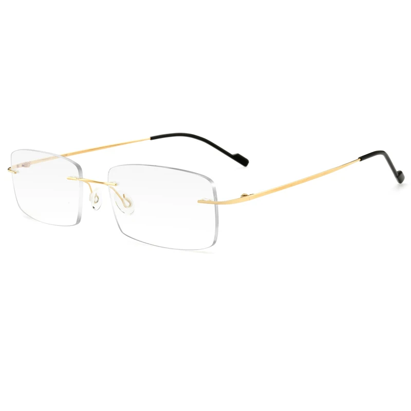 Ultra light frameless myopia prescription glasses titanium frame anti blue light politician leader glasses Impact resistant
Ultra light frameless myopia prescription glasses titanium frame anti blue light politician leader glasses Impact resistant
