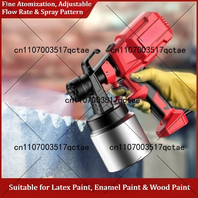 Cordless Electric Paint Sprayer with Lithium Battery, Handheld Spray Gun for Latex Paint, Home Painting Tool
Cordless Electric Paint Sprayer with Lithium Battery, Handheld Spray Gun for Latex Paint, Home Painting Tool