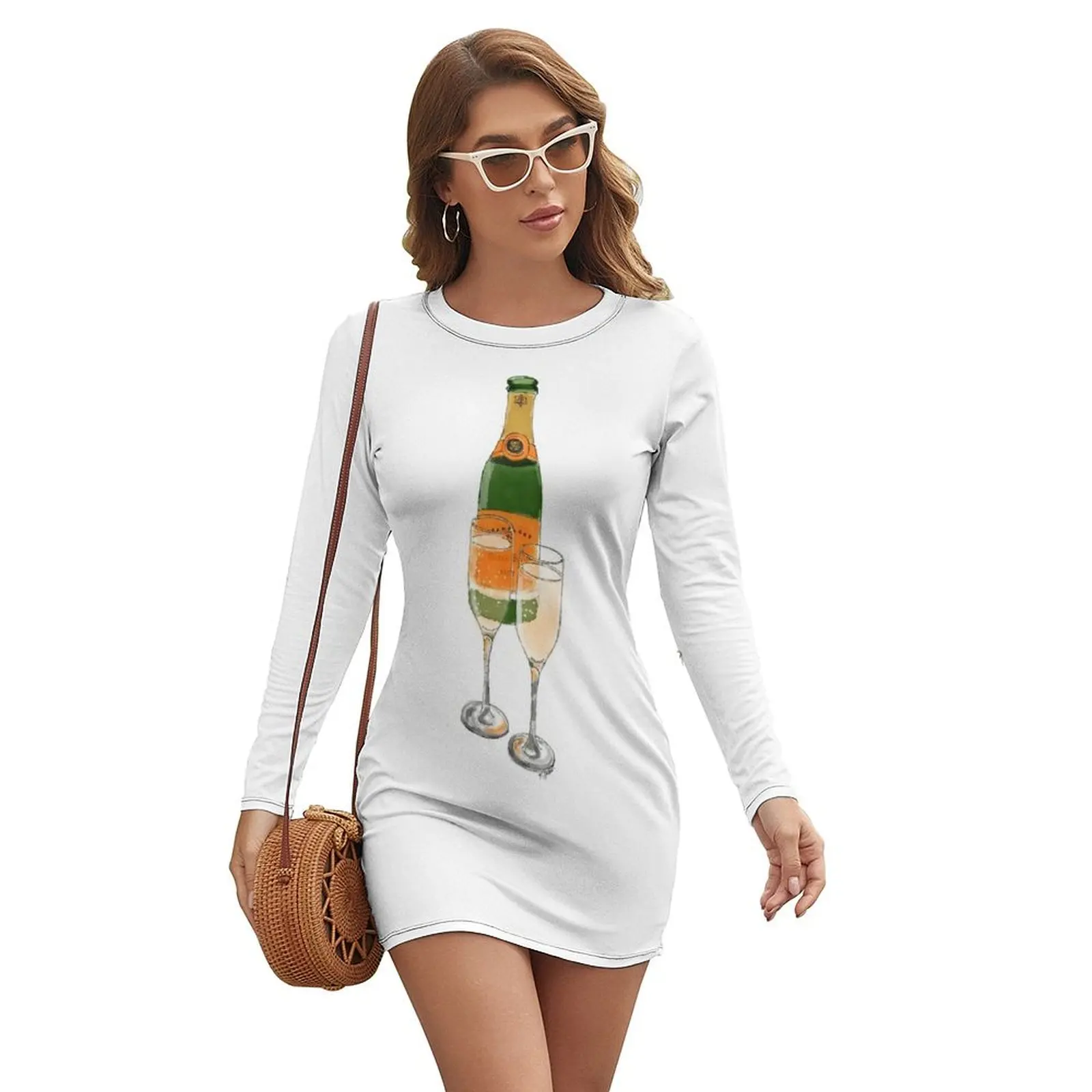 Bubbly dreams! Long-sleeved Dress women's evening dresses luxury woman party dress
Bubbly dreams! Long-sleeved Dress women's evening dresses luxury woman party dress