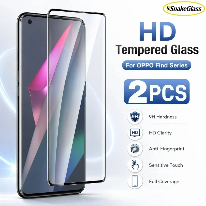 HD Tempered Glass 2PCS for OPPO Find X8 Pro X7 X7 Ultra X6 Pro X5 Pro X5 X3 Neo X3 Pro X3 X2 Neo X2 Pro X6 Screen Protector
HD Tempered Glass 2PCS for OPPO Find X8 Pro X7 X7 Ultra X6 Pro X5 Pro X5 X3 Neo X3 Pro X3 X2 Neo X2 Pro X6 Screen Protector