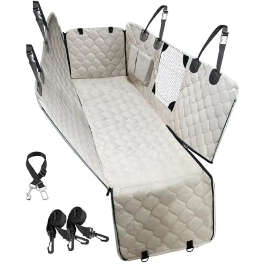 Dog Car Seat Cover with Mesh Window 100% Waterproof Pet Seat Cover for Back Seat Scratchproof Dog Hammock for Cars Trucks SUVs
Dog Car Seat Cover with Mesh Window 100% Waterproof Pet Seat Cover for Back Seat Scratchproof Dog Hammock for Cars Trucks SUVs