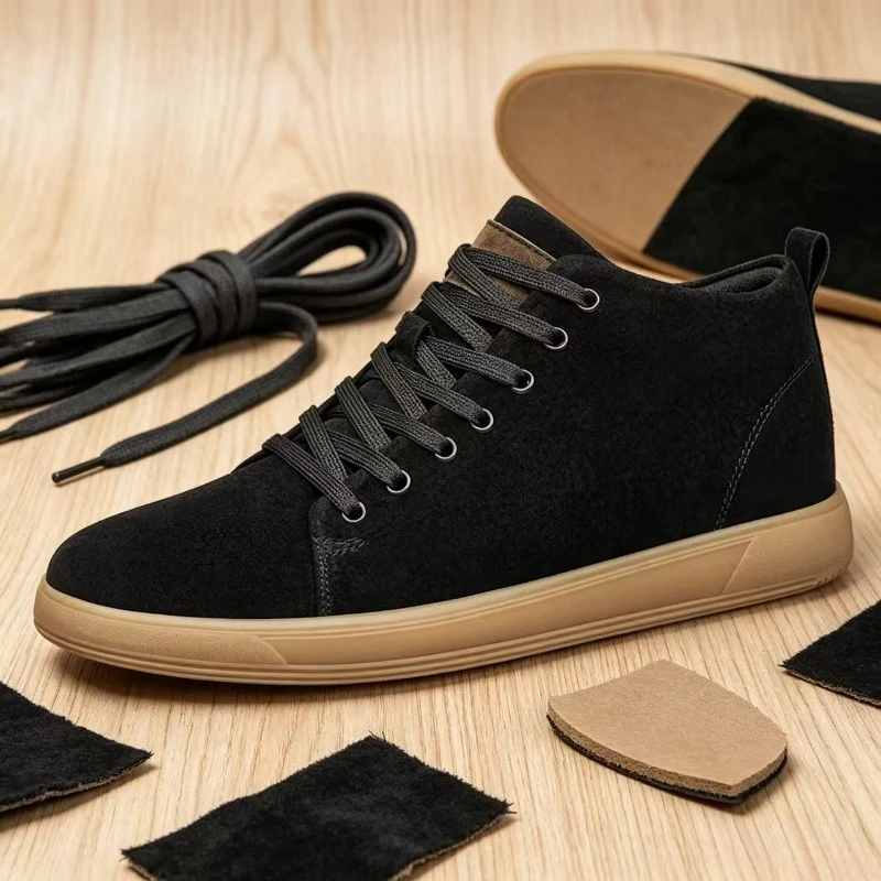 Invisible height-increasing men's shoes with a 8CM thick sole. Men's 6-inch casual white shoes
Invisible height-increasing men's shoes with a 8CM thick sole. Men's 6-inch casual white shoes
