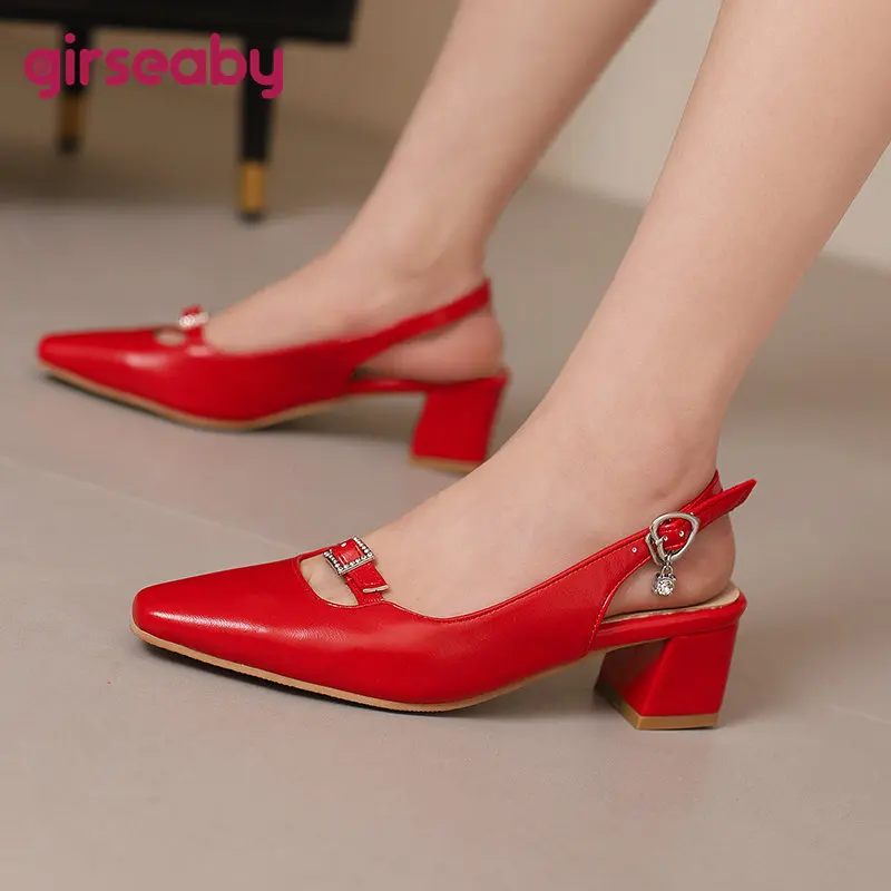 Girseaby Design New Fashion Women Sandals Large Size 48 49 50 Daily Female Shoes Square Toe Back Buckle Strap Block Heels 5cm
Girseaby Design New Fashion Women Sandals Large Size 48 49 50 Daily Female Shoes Square Toe Back Buckle Strap Block Heels 5cm
