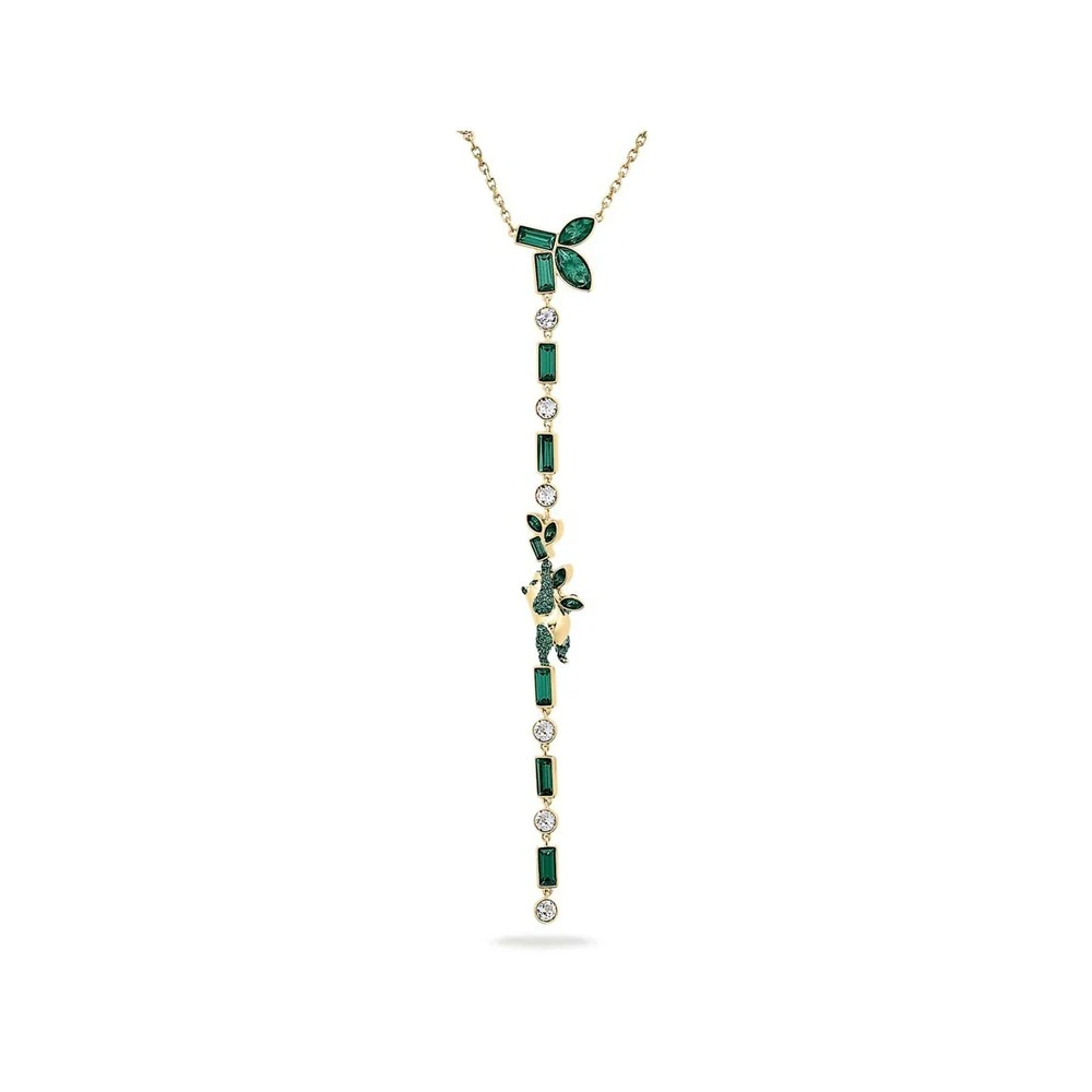 Enchanted Forest Y-Drop Necklace - Emerald Crystal & Pavé Accent Design
Enchanted Forest Y-Drop Necklace - Emerald Crystal & Pavé Accent Design