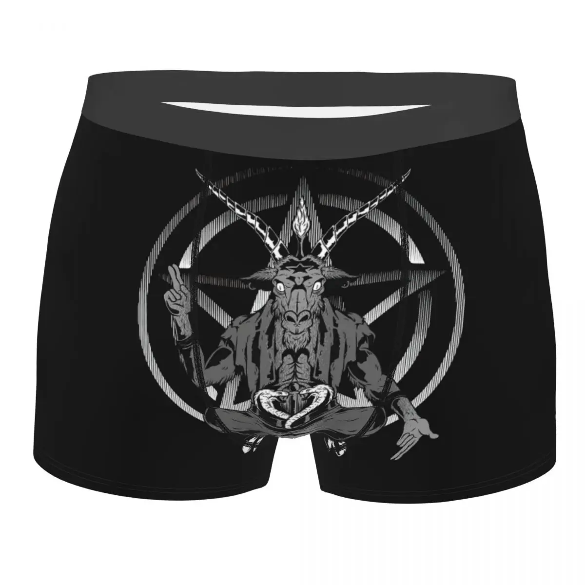 Мужское нижнее белье с изображением Сатанинского козла Devil Lucifer, мужские тянущиеся боксеры Baphomet, Необычные Волшебные боксеры, мягкие трусы для мужчин
Мужское нижнее белье с изображением Сатанинского козла Devil Lucifer, мужские тянущиеся боксеры Baphomet, Необычные Волшебные боксеры, мягкие трусы для мужчин
