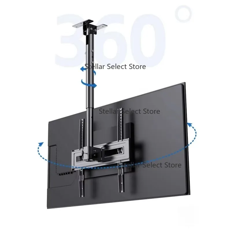 Height Adjustable Hanging TV Bracket Full Motion Ceiling TV Mount for 20-60 Inch LED LCD Flat Panel