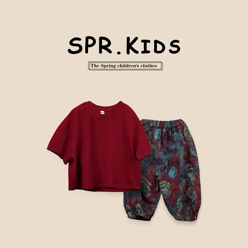 Summer Korean Little Boy 2pcs Clothes Set Pure Color Short Sleeve Top Suit Versatile Print Elastic Waist Shorts Baby Boy Outfits
Summer Korean Little Boy 2pcs Clothes Set Pure Color Short Sleeve Top Suit Versatile Print Elastic Waist Shorts Baby Boy Outfits