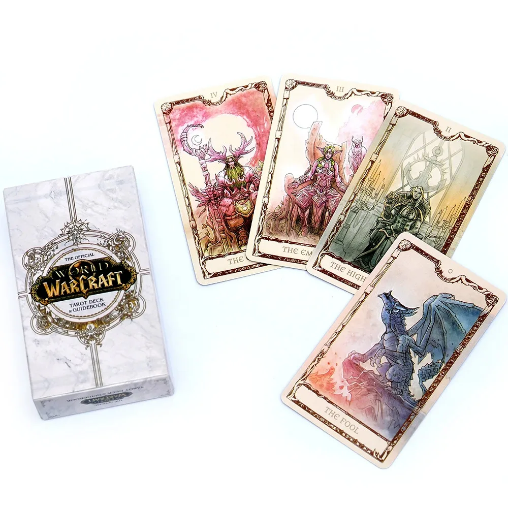 Набор колоды Таро World of Warcraft для любителей игр и любителей фэнтези
Набор колоды Таро World of Warcraft для любителей игр и любителей фэнтези