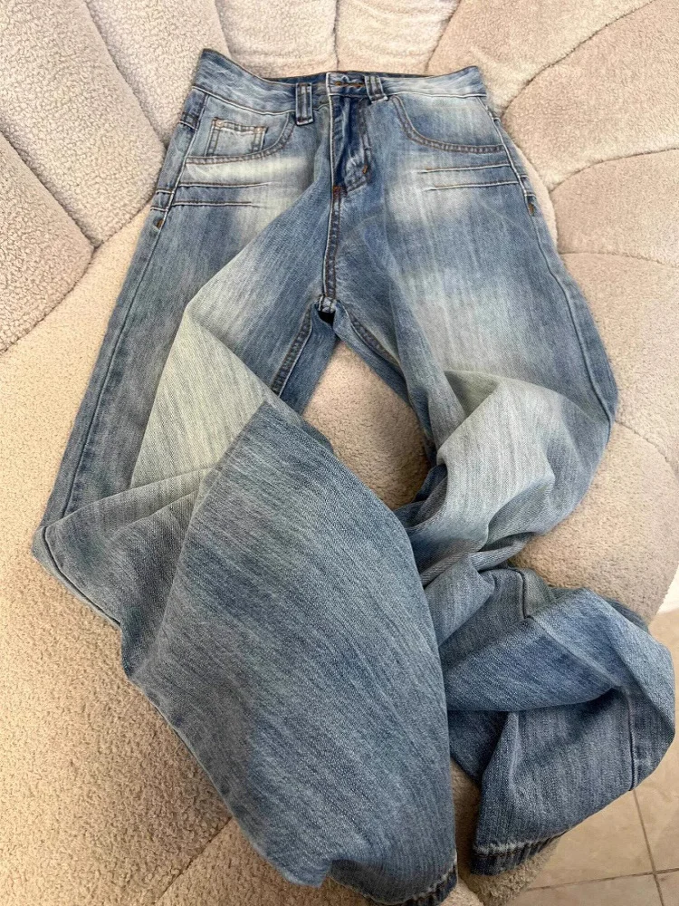 Мужские джинсы в стиле ретро с вышивкой, весенняя новинка, свободные прямые широкие брюки в уличном стиле, повседневные
Мужские джинсы в стиле ретро с вышивкой, весенняя новинка, свободные прямые широкие брюки в уличном стиле, повседневные