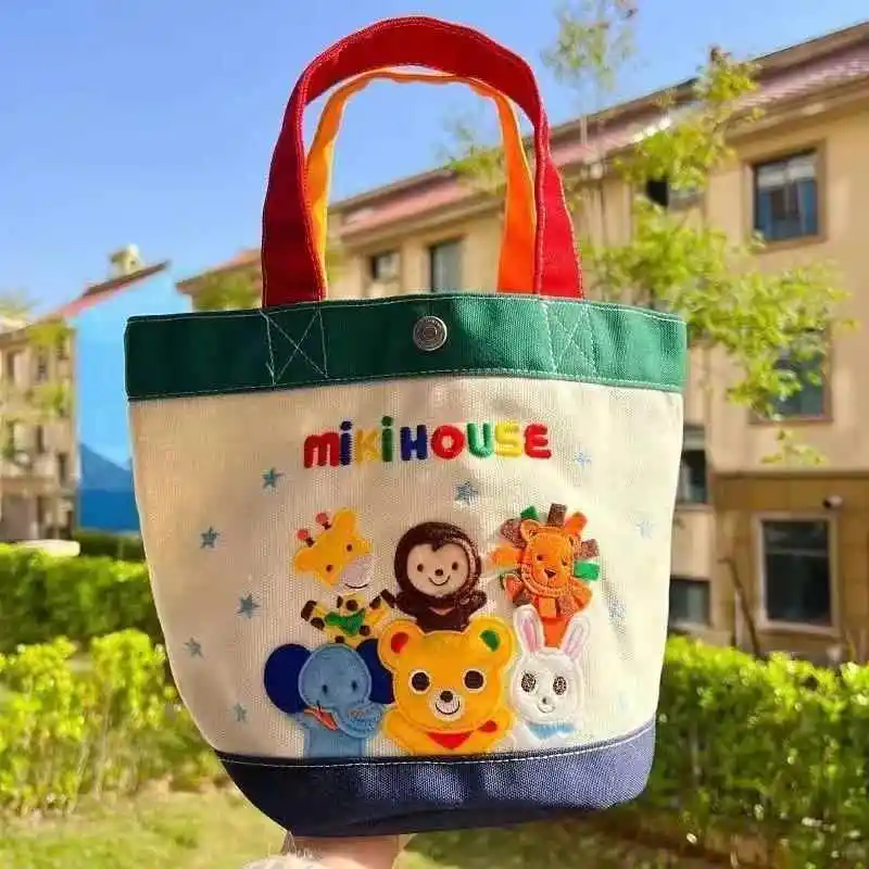 New Color Block Canvas Bag Cartoon Letter Handbag Bento Bag Mommy Bag Baby Carrying Bag Handheld Canvas Maternity Bag
New Color Block Canvas Bag Cartoon Letter Handbag Bento Bag Mommy Bag Baby Carrying Bag Handheld Canvas Maternity Bag