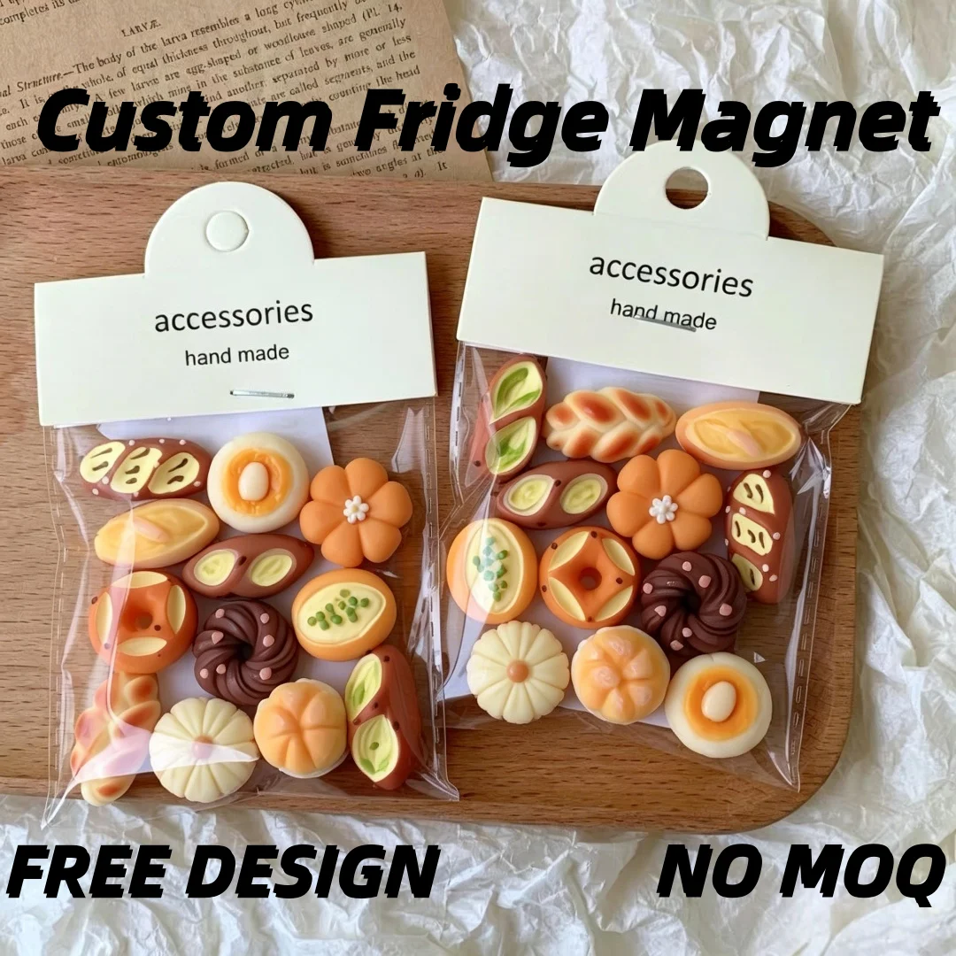 Top Manufacturers Resin 3D Mini Bread Refrigerator Magnet Stickers Custom High Quality Cute Design Home Decoration Easter Fridge
Top Manufacturers Resin 3D Mini Bread Refrigerator Magnet Stickers Custom High Quality Cute Design Home Decoration Easter Fridge