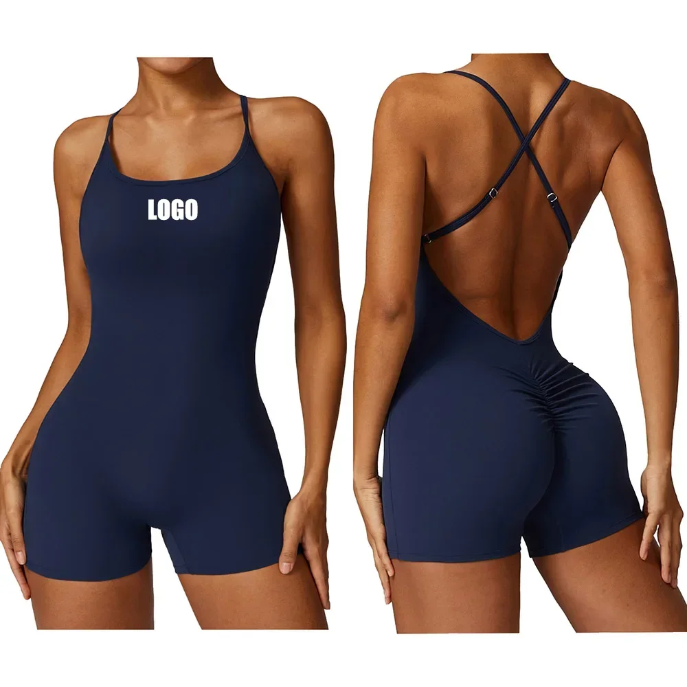 Custom LOGO women's clothing quick-drying nude sports onesie casual running fitness tight back yoga clothing
Custom LOGO women's clothing quick-drying nude sports onesie casual running fitness tight back yoga clothing