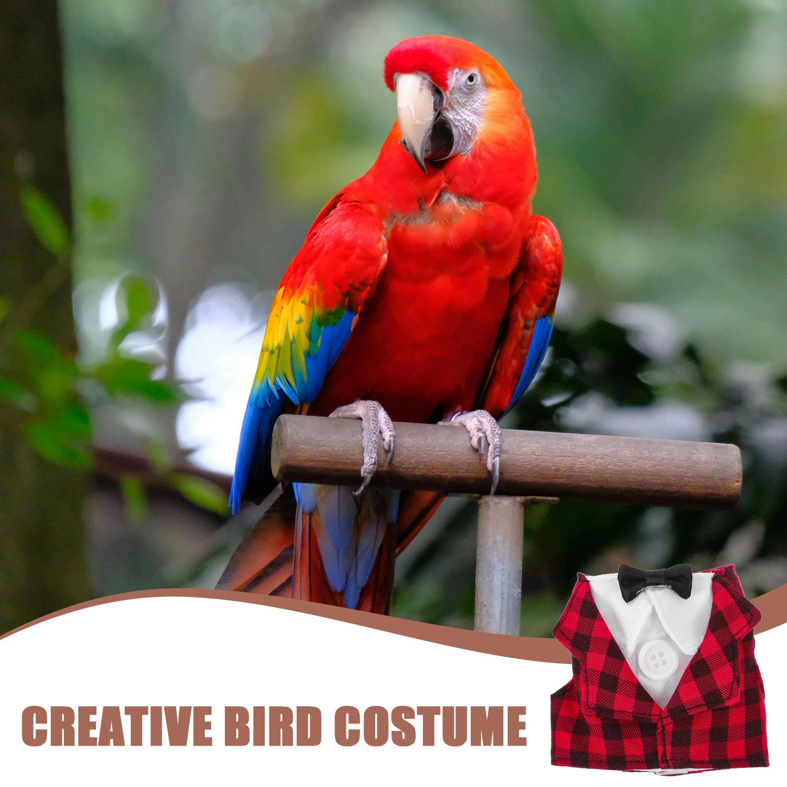 Bird Gentleman Parrot Clothes Polyester Cotton Costume Warm Holiday Parrot Clothing Decor Shirt Stylish Dog Coat Pet Supply
Bird Gentleman Parrot Clothes Polyester Cotton Costume Warm Holiday Parrot Clothing Decor Shirt Stylish Dog Coat Pet Supply