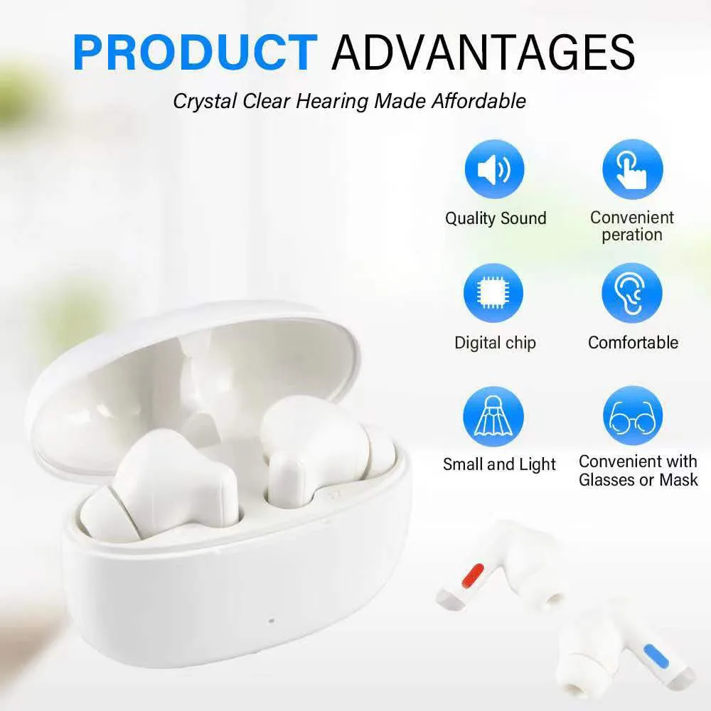 Invisible Rechargeable Auxiliary Listen Earphones Boost Sound Amplifier Earbuds In-Ear Noise Reduction Headphones Elderly Gifts
Invisible Rechargeable Auxiliary Listen Earphones Boost Sound Amplifier Earbuds In-Ear Noise Reduction Headphones Elderly Gifts