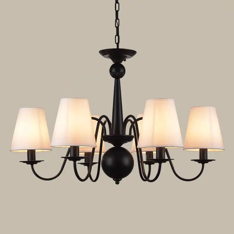 Fabric Shade Chandelier Antique Black Ceiling Light With E14 Bulb 110-220V For Living Room Bedroom Foyer Home Decor
Fabric Shade Chandelier Antique Black Ceiling Light With E14 Bulb 110-220V For Living Room Bedroom Foyer Home Decor