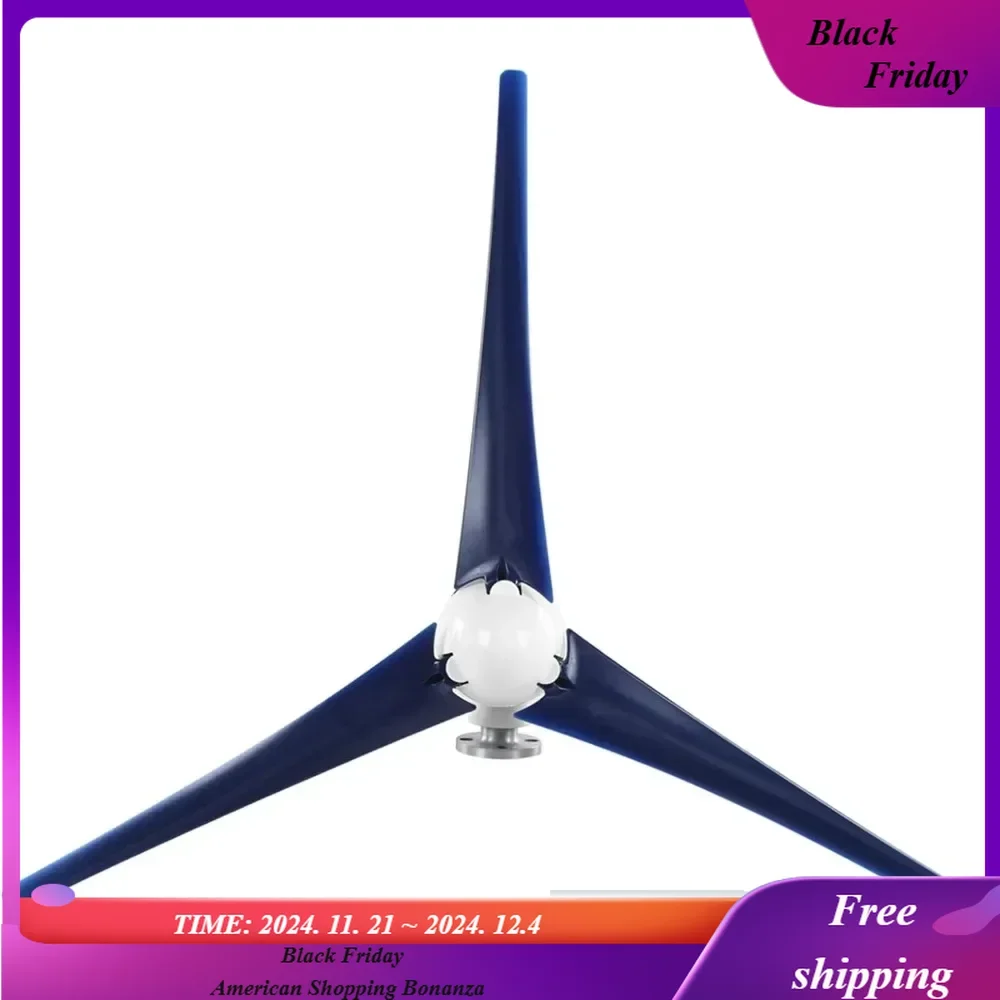 1200W Wind Generator Turbines Kit, Small 3 Blades Generator Power Parts Turbines Kit for Marine Home Charging(Blue 12V)
1200W Wind Generator Turbines Kit, Small 3 Blades Generator Power Parts Turbines Kit for Marine Home Charging(Blue 12V)