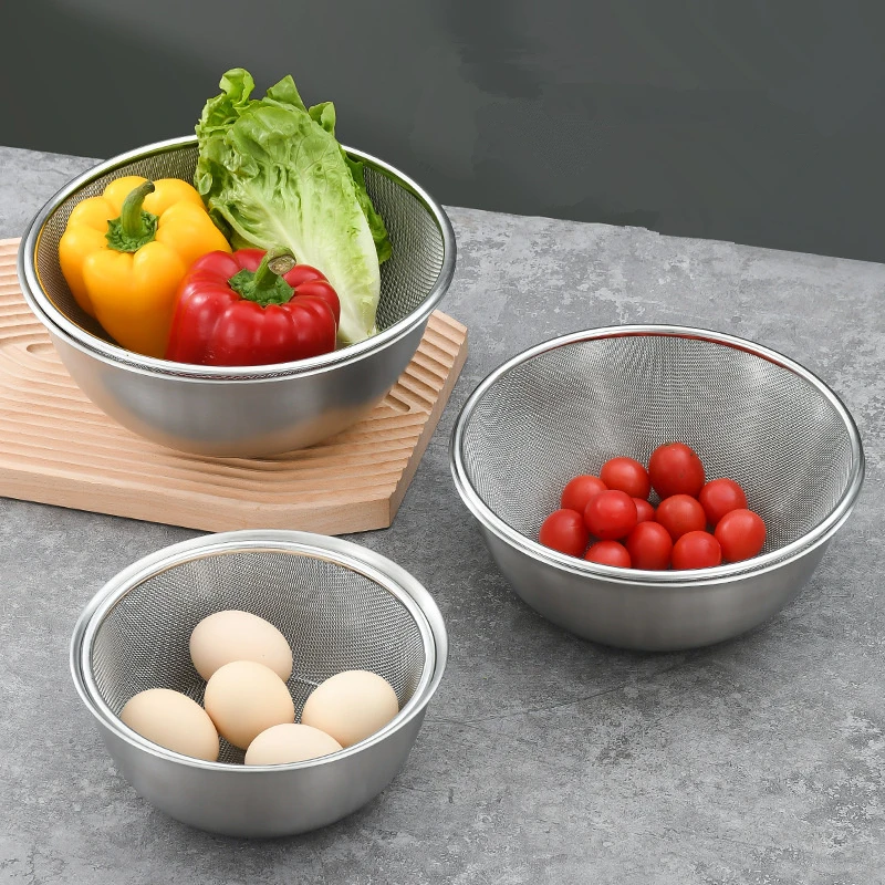 Stainless Steel Drain Basket Set Japanese Style Rice Sieve Strainer with Scale Multifunctional Fruit Basket Kitchen Utensils
Stainless Steel Drain Basket Set Japanese Style Rice Sieve Strainer with Scale Multifunctional Fruit Basket Kitchen Utensils