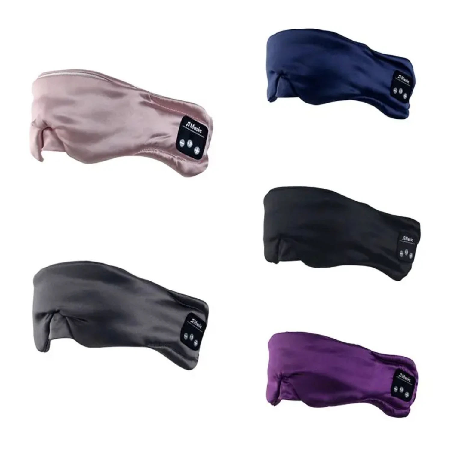 Wireless Bluetooth-compatible Earphones Ultra-thin Luxury Silk Sleep Eye Mask Elastic Travel Music Eye Cover Hands-free Calling
Wireless Bluetooth-compatible Earphones Ultra-thin Luxury Silk Sleep Eye Mask Elastic Travel Music Eye Cover Hands-free Calling