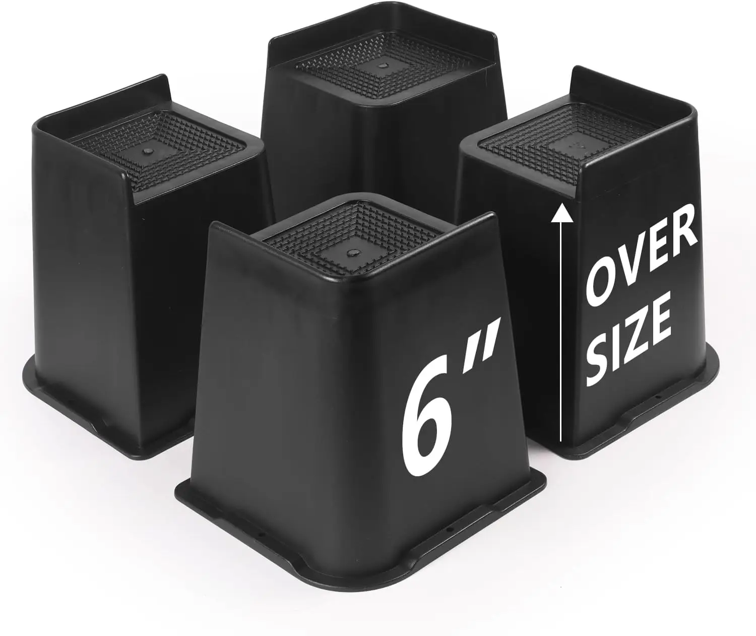 Bed Risers 6 H Heavy Duty 4 Pack, L Shape Furniture Risers 6 H, Oversized Lifts Risers For Couch, Table, Sofa, Desk, Chairs
Bed Risers 6 H Heavy Duty 4 Pack, L Shape Furniture Risers 6 H, Oversized Lifts Risers For Couch, Table, Sofa, Desk, Chairs