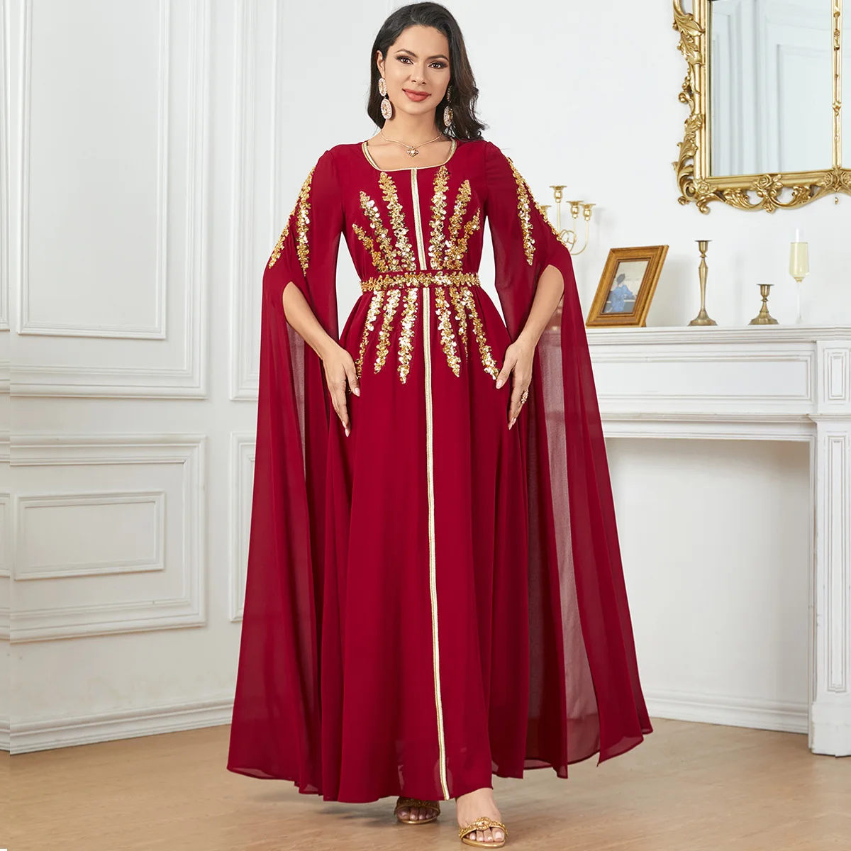 New Eid Morocco Party Dress Muslim Women Abaya Dresses Long Sleeve Abayas Dubai Turkey Islam Kaftan Robe Longue Vestidos Largos
New Eid Morocco Party Dress Muslim Women Abaya Dresses Long Sleeve Abayas Dubai Turkey Islam Kaftan Robe Longue Vestidos Largos