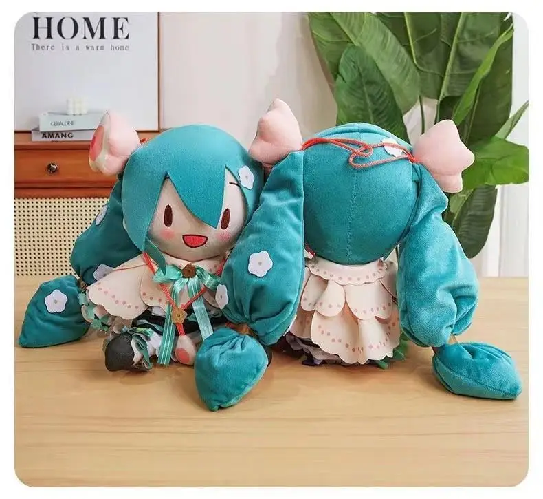 30 cm Hatsune Miku FuFu Plush - Soft Anime Stuffed Doll with Poseable Design, Cute Gifts for Birthday Surprise & Collection 
30 cm Hatsune Miku FuFu Plush - Soft Anime Stuffed Doll with Poseable Design, Cute Gifts for Birthday Surprise & Collection