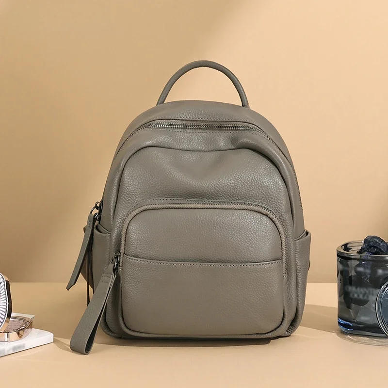 Chikage Simple Leisure Leather Backpack High Quality Large Capacity Women's Backpack Fashion Trend Lightweight Backpack
Chikage Simple Leisure Leather Backpack High Quality Large Capacity Women's Backpack Fashion Trend Lightweight Backpack