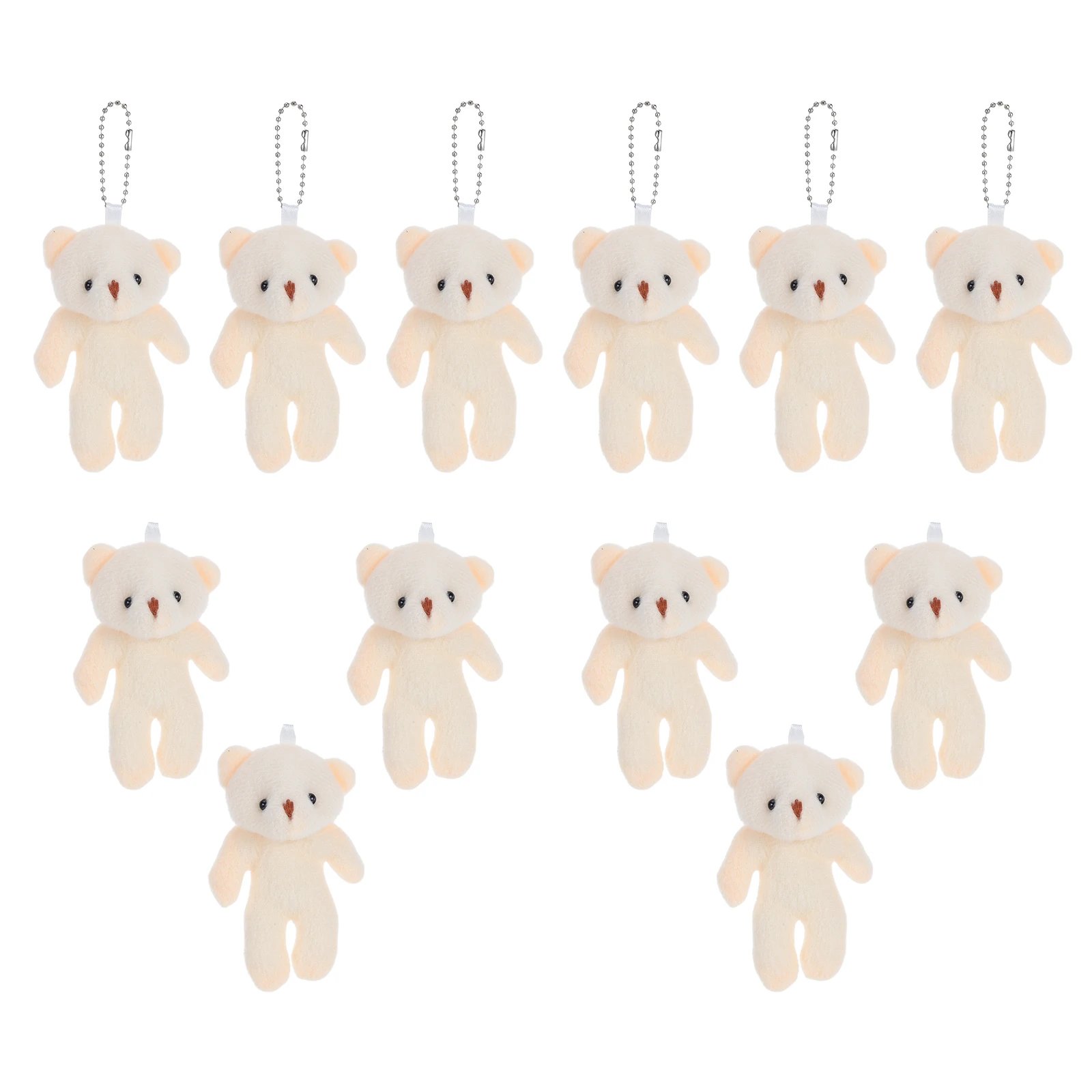 12pcs Mini Bear Keychain Decor Pendant Toy Backpack Small Joint Bear Cute Soft Material Structure
12pcs Mini Bear Keychain Decor Pendant Toy Backpack Small Joint Bear Cute Soft Material Structure