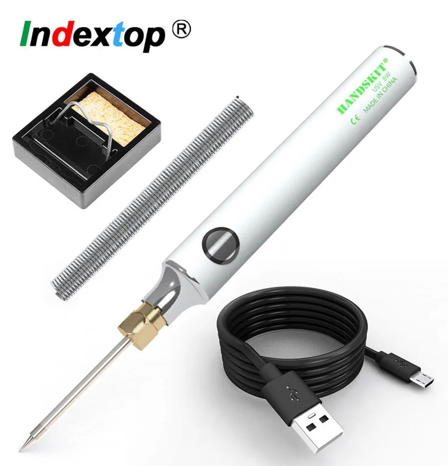 USB Soldering Iron Electric Soldering Iron 8W 5V Tin Soldering Iron with regulator wired Kit soldering stand
USB Soldering Iron Electric Soldering Iron 8W 5V Tin Soldering Iron with regulator wired Kit soldering stand