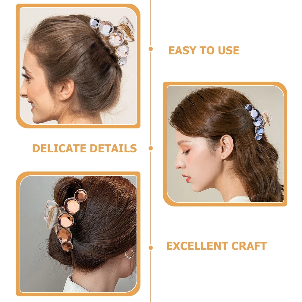 4 Pcs Crystal Hairpin Simple Clips Claw Gems Rhinestone Accessory Japanese and Korean Small Barrettes for Women Blue
4 Pcs Crystal Hairpin Simple Clips Claw Gems Rhinestone Accessory Japanese and Korean Small Barrettes for Women Blue