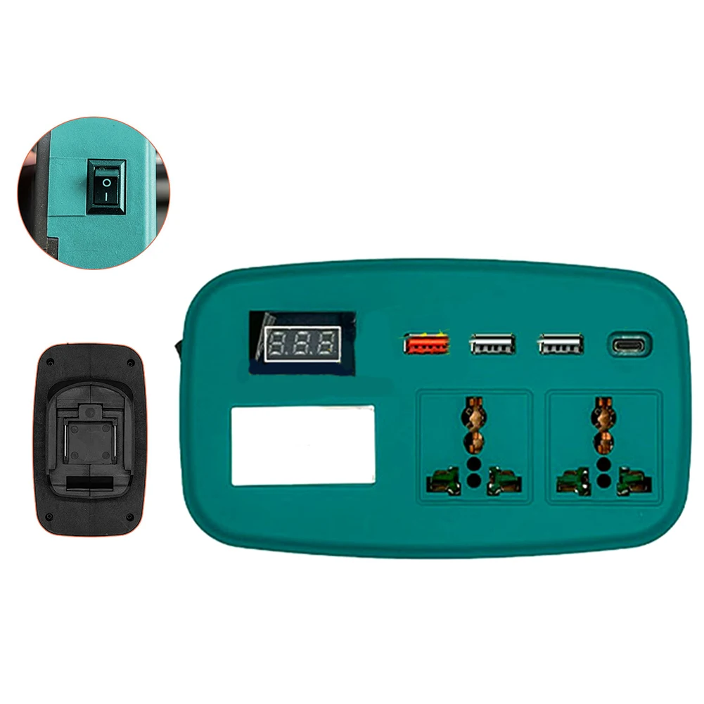 120W Smart Lithium Battery Inverter DC18-21V To AC220v Power Inverter Adapter DC To AC 220V Intelligent Inverter Power Supplies
120W Smart Lithium Battery Inverter DC18-21V To AC220v Power Inverter Adapter DC To AC 220V Intelligent Inverter Power Supplies