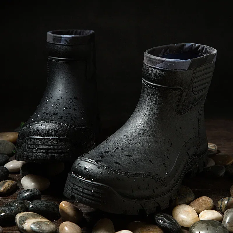 SSO Rain shoes multi-functional men's short rain boots, fashionable and casual adult rain shoes outdoor travel wear-resistant
SSO Rain shoes multi-functional men's short rain boots, fashionable and casual adult rain shoes outdoor travel wear-resistant