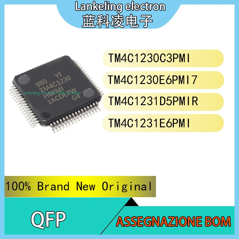 TM4C1230C3PMI TM4C1230E6PMI7 TM4C1231D5PMIR TM4C1231E6PMI 100% Brand New Original Chip IC LQFP64
TM4C1230C3PMI TM4C1230E6PMI7 TM4C1231D5PMIR TM4C1231E6PMI 100% Brand New Original Chip IC LQFP64