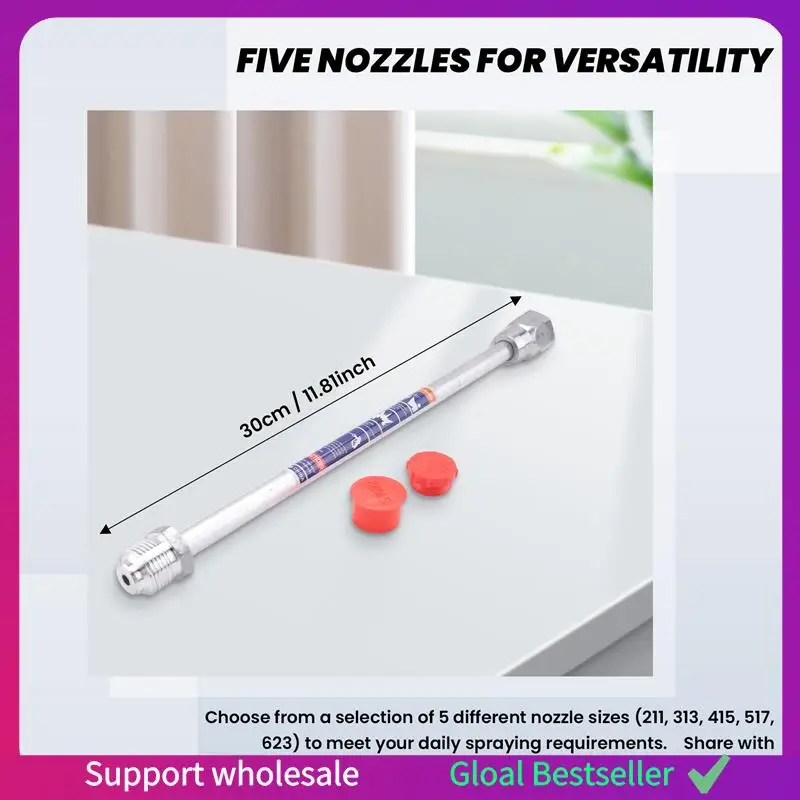 A38M High Airless Paint Sprayer Tool With 5 Sprayer Nozzle Tips & 5 Sprayer Filters & Sprayer Painted Extension Pole
A38M High Airless Paint Sprayer Tool With 5 Sprayer Nozzle Tips & 5 Sprayer Filters & Sprayer Painted Extension Pole