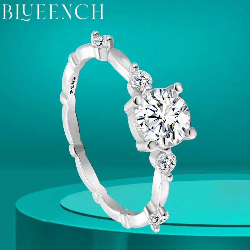 BLUEENCH D Color VVS1 Moissanite Ring for Women Wedding Fine Jewely with Certificete 925 Sterling Silver Engagement Rings Gifts
BLUEENCH D Color VVS1 Moissanite Ring for Women Wedding Fine Jewely with Certificete 925 Sterling Silver Engagement Rings Gifts