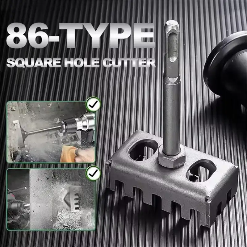 Square Drill Hole Opener Electric Hammer Hole Expansion Plumber Electrician Wall Slotting Installation Socket Tool Accessories
Square Drill Hole Opener Electric Hammer Hole Expansion Plumber Electrician Wall Slotting Installation Socket Tool Accessories