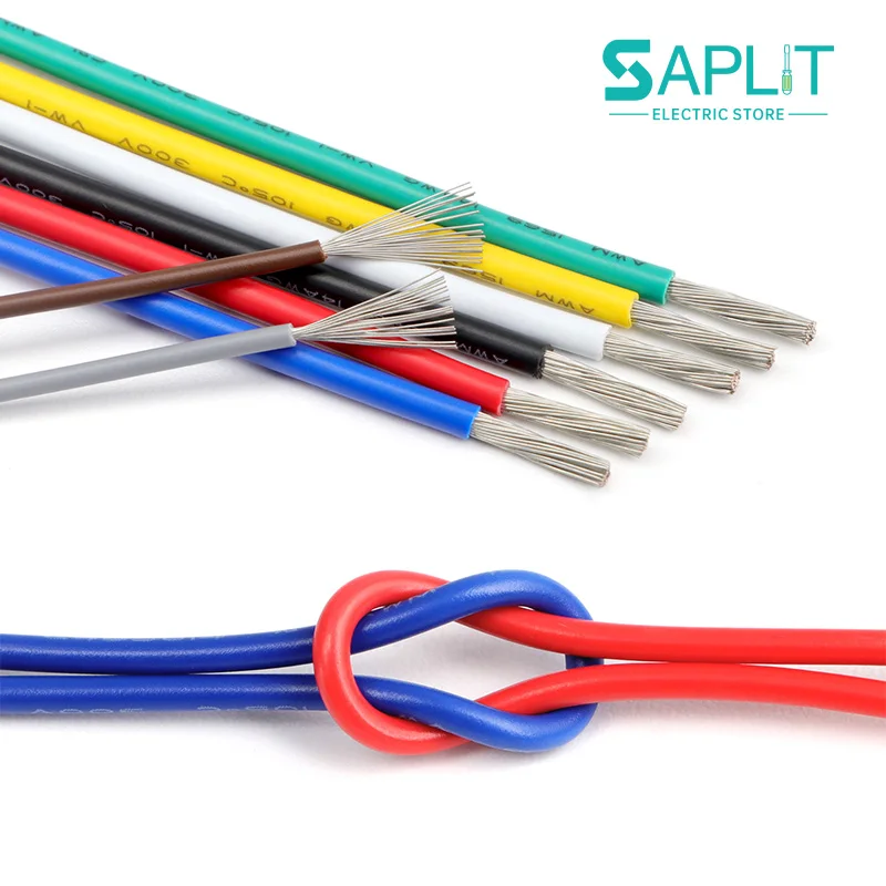 5-100M UL1569 Electronic Wire 30/28/26/24/22/20/18/16/14 AWG Oil Resistant PVC Insulated Tinned Copper Cable LED Extension Line
5-100M UL1569 Electronic Wire 30/28/26/24/22/20/18/16/14 AWG Oil Resistant PVC Insulated Tinned Copper Cable LED Extension Line