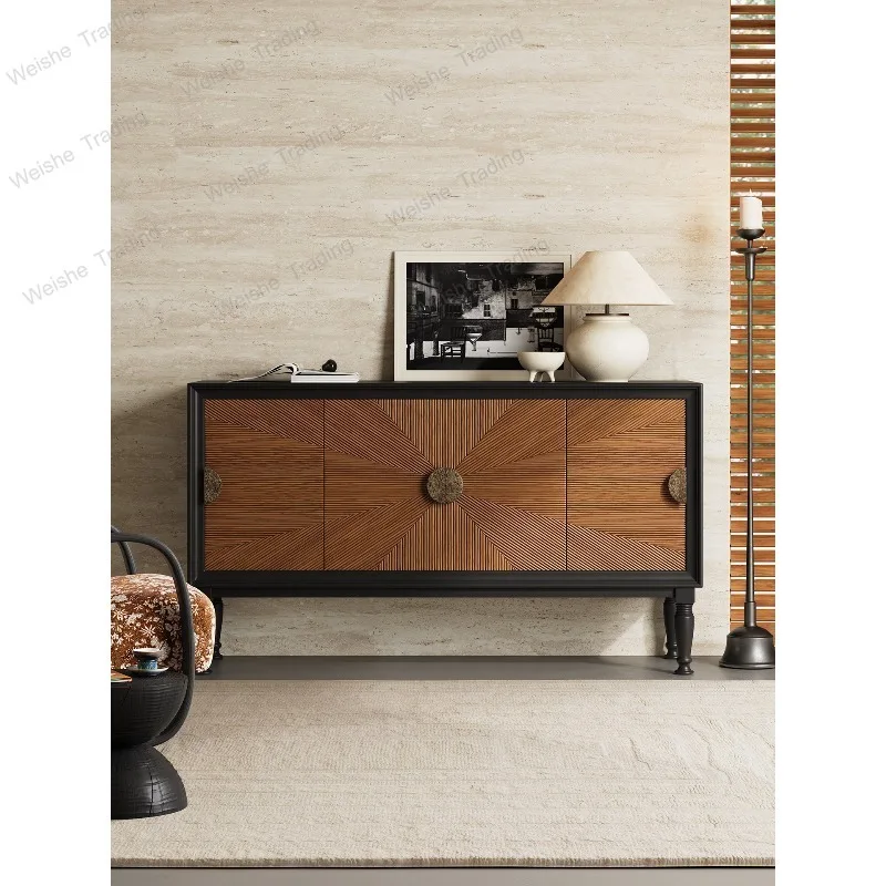 Retro old money Fengke restaurant dining side tea cabinet in antique solid wood coffee tea bowl storage low cabinet
Retro old money Fengke restaurant dining side tea cabinet in antique solid wood coffee tea bowl storage low cabinet