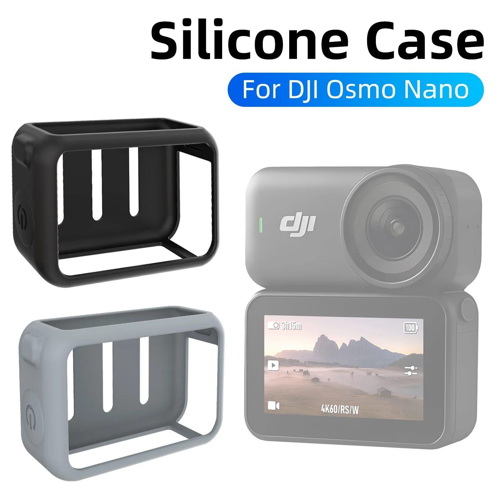 Silicone Case for DJI Osmo Nano Soft Protective Cover Anti Fall Anti-Scratch Sports Camera Body Protection Shell Accessories
Silicone Case for DJI Osmo Nano Soft Protective Cover Anti Fall Anti-Scratch Sports Camera Body Protection Shell Accessories