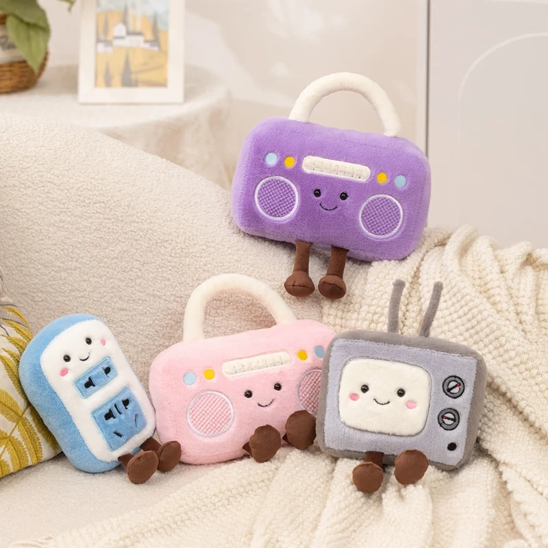 Creative Fun Televisions Radio Plush Toy Cartoon Socket Stuffed Doll Cute Electrical Appliance Collection Decor Kids Xmas Gifts
Creative Fun Televisions Radio Plush Toy Cartoon Socket Stuffed Doll Cute Electrical Appliance Collection Decor Kids Xmas Gifts