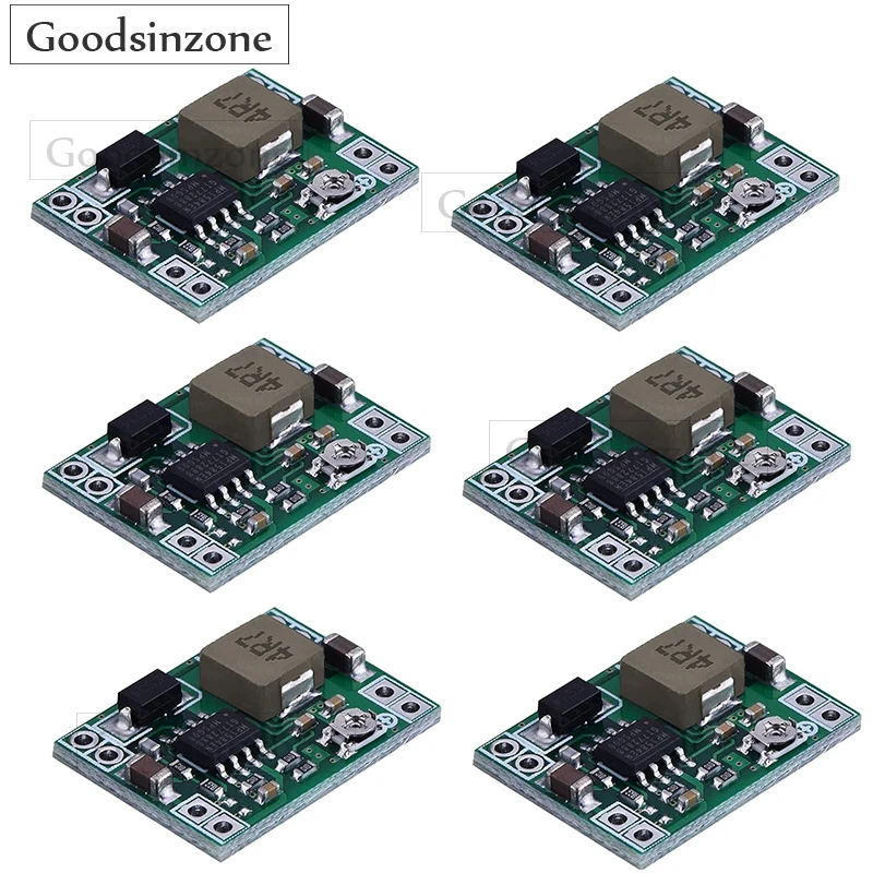 Понижающий преобразователь постоянного тока MP1584EN из 6 шт. — регулируемый понижающий модуль питания (24 В до 12 В, 9 В, 5 В, 3 В) для Arduino
Понижающий преобразователь постоянного тока MP1584EN из 6 шт. — регулируемый понижающий модуль питания (24 В до 12 В, 9 В, 5 В, 3 В) для Arduino