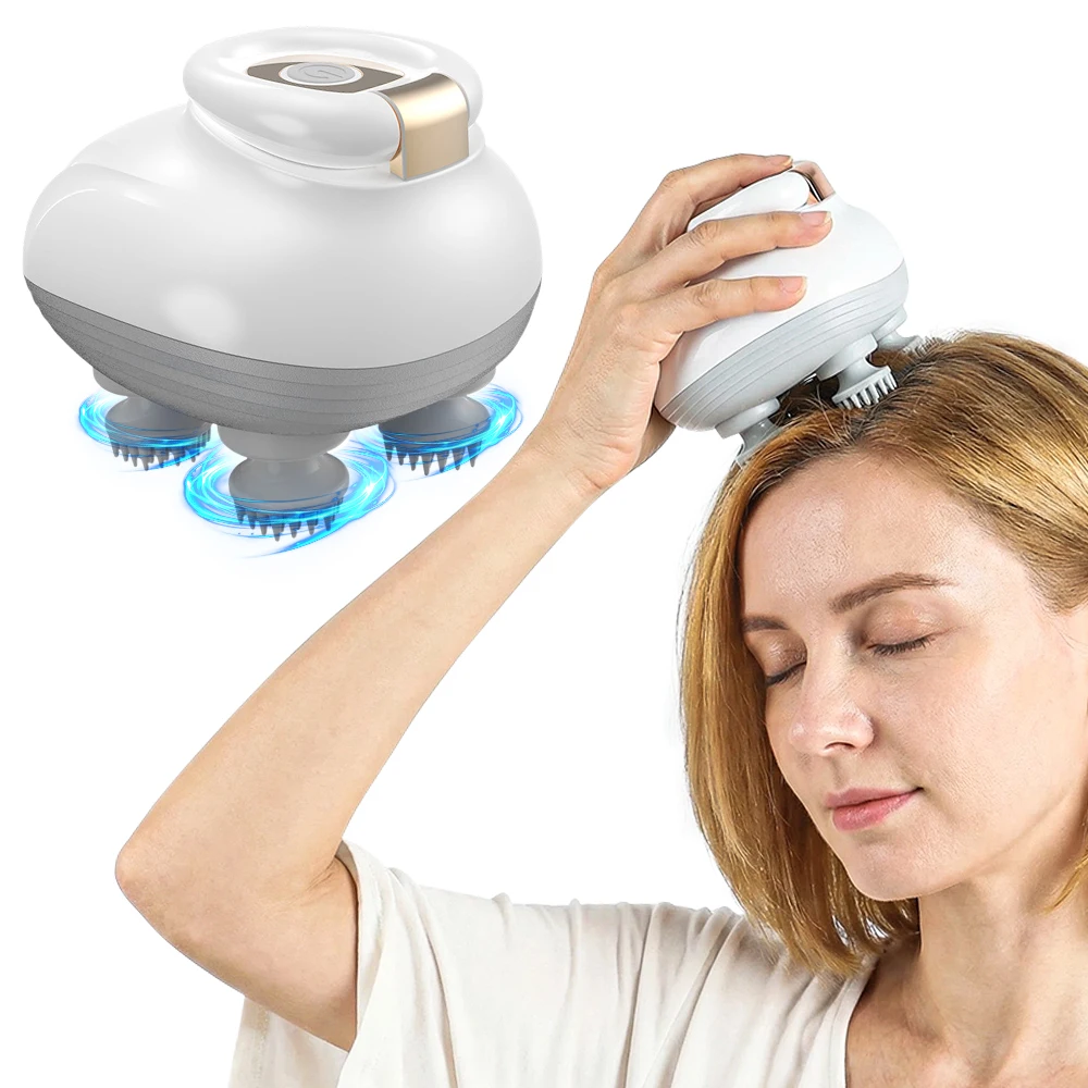 Electric Scalp Massager Portable Deep Scalp Kneading Massager Cordless Waterproof Cleaning & Relaxation for Head Shoulder Arm
Electric Scalp Massager Portable Deep Scalp Kneading Massager Cordless Waterproof Cleaning & Relaxation for Head Shoulder Arm