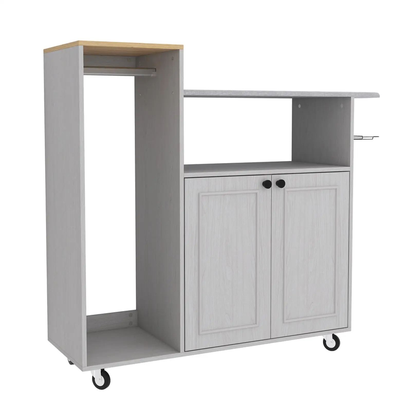 Portable Ironing Cart Cabinet Adjustable Shelf Ironing Board on Wheels Storage Organizer for Clothes Laundry
Portable Ironing Cart Cabinet Adjustable Shelf Ironing Board on Wheels Storage Organizer for Clothes Laundry