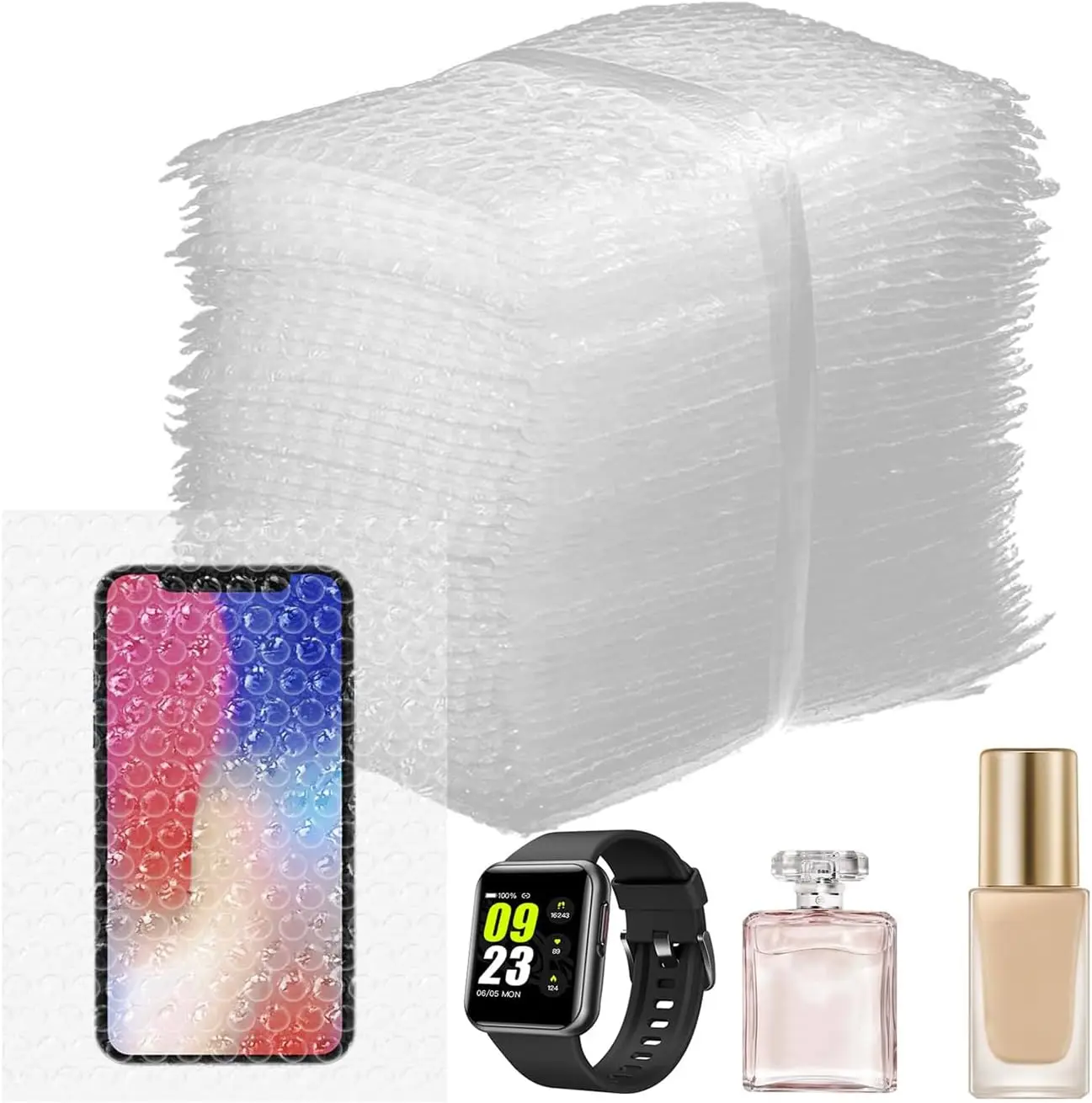 6x8 Inch Bubble Cushion Bags, Double Walled Shockproof Padded Envelopes for Shipping Fragile Items - 50 Pack
6x8 Inch Bubble Cushion Bags, Double Walled Shockproof Padded Envelopes for Shipping Fragile Items - 50 Pack